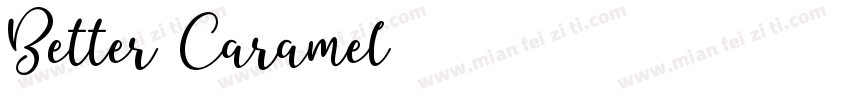 Better Caramel字体转换
